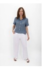 Amazing Woman Denim Blue Marilyn Denim Blue Boxy Linen Shirt  