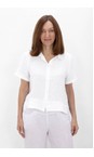 Amazing Woman White  Marilyn White Boxy Linen Shirt  