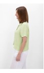 Amazing Woman Leek Marilyn Leek Boxy Linen Shirt  