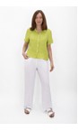 Amazing Woman Lime Marilyn Lime Boxy Linen Shirt  