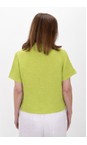 Amazing Woman Lime Marilyn Lime Boxy Linen Shirt  