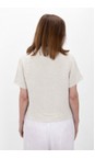 Amazing Woman Natural Marilyn Natural Boxy Linen Shirt  
