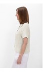 Amazing Woman Natural Marilyn Natural Boxy Linen Shirt  
