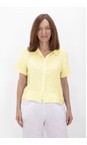 Amazing Woman Pale Yellow Marilyn Pale Yellow Boxy Linen Shirt  
