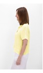 Amazing Woman Pale Yellow Marilyn Pale Yellow Boxy Linen Shirt  