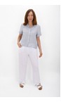 Amazing Woman Pearl Marilyn Pearl Boxy Linen Shirt  