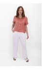 Amazing Woman Pepper Pink Marilyn Boxy Pepper Pink Linen Shirt  