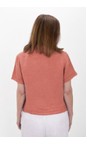 Amazing Woman Pepper Pink Marilyn Boxy Pepper Pink Linen Shirt  