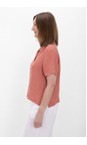 Amazing Woman Pepper Pink Marilyn Boxy Pepper Pink Linen Shirt  