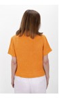 Amazing Woman Sun Orange Marilyn Sun Orange Boxy Linen Shirt  