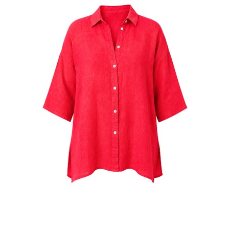 Amazing Woman Finty X Fragola Linen Shirt - Red