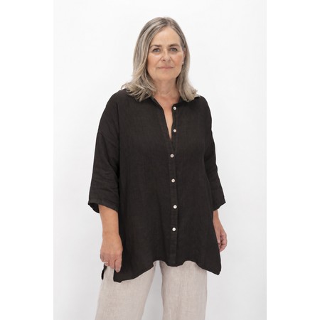 Amazing Woman Finty X Choko Oversized Linen Shirt - Multicoloured
