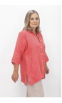 Amazing Woman Coral Finty X Coral Oversized Linen Shirt  