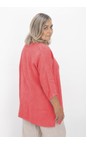 Amazing Woman Coral Finty X Coral Oversized Linen Shirt  