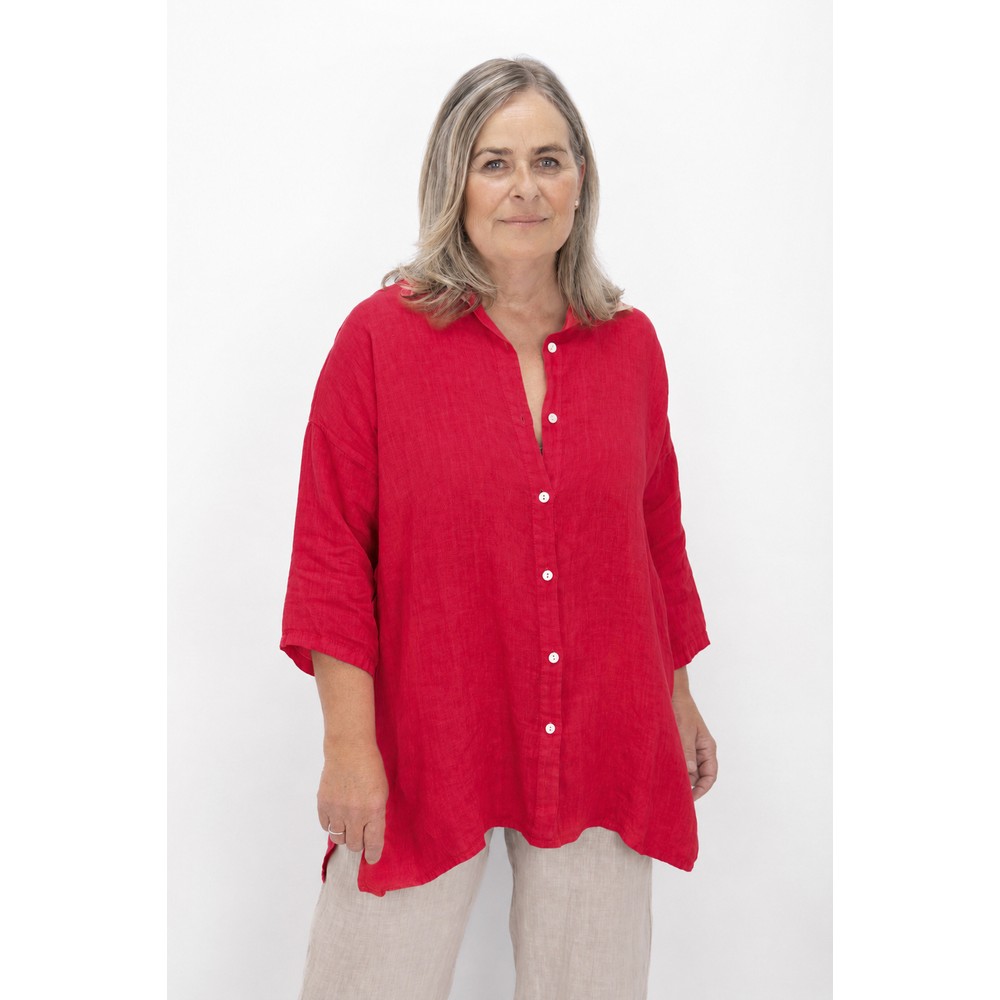 Amazing Woman Finty X Fragola Linen Shirt Fragola