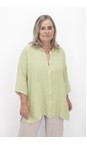 Amazing Woman Leek Finty X Leek Oversized Linen Shirt  