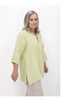 Amazing Woman Leek Finty X Leek Oversized Linen Shirt  