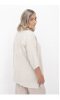 Amazing Woman Natural Finty X Natural Linen Shirt  