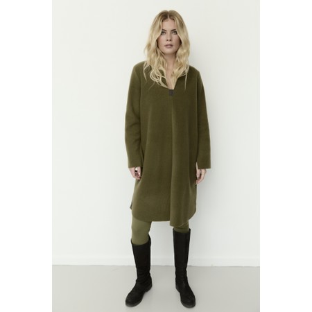 Henriette Steffensen Moss Fleece Dress - Green