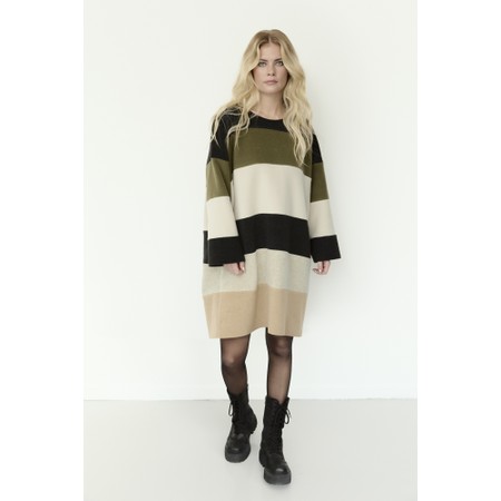 Henriette Steffensen Fleece Mix Dress - Grey