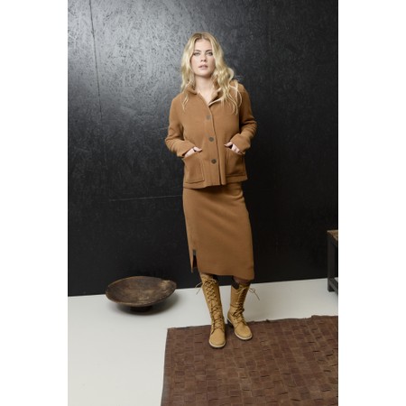 Henriette Steffensen Rust Fleece Jacket - Red