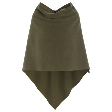 Henriette Steffensen Recycled Fleece Moss Relaxed Poncho - Green