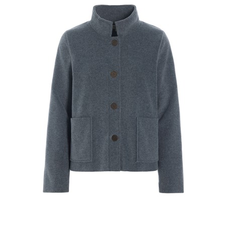 Henriette Steffensen Grey Fleece Jacket - Grey
