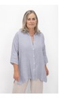 Amazing Woman Pearl Finty X Pearl Oversized Linen Shirt  