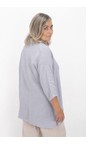 Amazing Woman Pearl Finty X Pearl Oversized Linen Shirt  