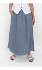 Amazing Woman Denim Orla Denim Linen Skirt  