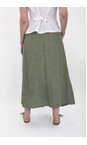 Amazing Woman Khaki Orla Khaki Linen Skirt  