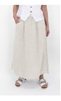 Amazing Woman Natural Orla Natural Linen Skirt  
