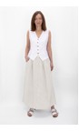 Amazing Woman Natural Orla Natural Linen Skirt  