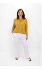 Amazing Woman Antique Gold Jodie Antique Gold Front Pocket Supersoft Knit Jumper  