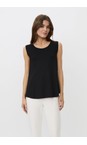 Masai Clothing Black  MaElisa Black Basic Top  