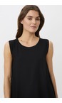 Masai Clothing Black  MaElisa Black Basic Top  