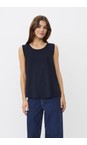 Masai Clothing Navy MaElisa Navy Basic Top  