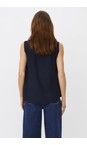 Masai Clothing Navy MaElisa Navy Basic Top  