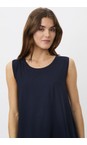 Masai Clothing Navy MaElisa Navy Basic Top  