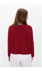 Amazing Woman Berry Red Rouge Jodie Berry Red Rouge Front Pocket Supersoft Knit Jumper  