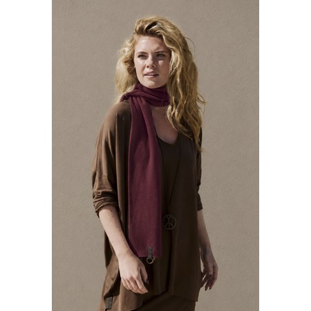Henriette Steffensen Bordeaux Thin Fleece Scarf - Purple