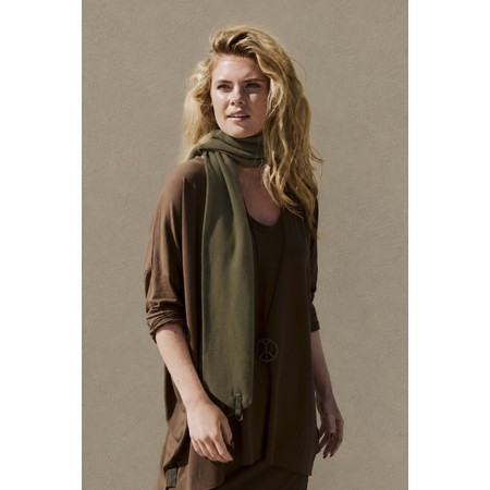 Henriette Steffensen Moss Thin Fleece Scarf - Green