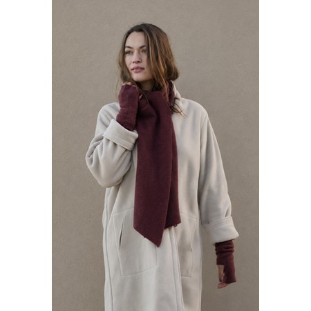 Henriette Steffensen Bordeaux Fleece Wrist Warmers - Purple