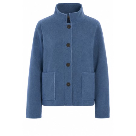 Henriette Steffensen Dusty Blue Fleece Jacket - Blue