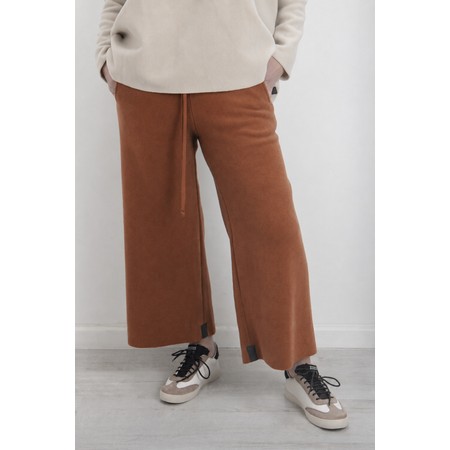 Henriette Steffensen Rust Fleece Crop Trouser - Red