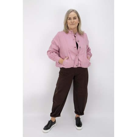 NOEN Dark Brown Barrel Leg Jeans - Brown
