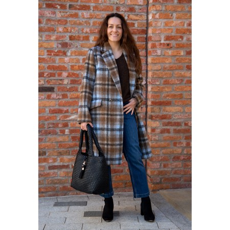 Foil Cover Story Coat - Brown