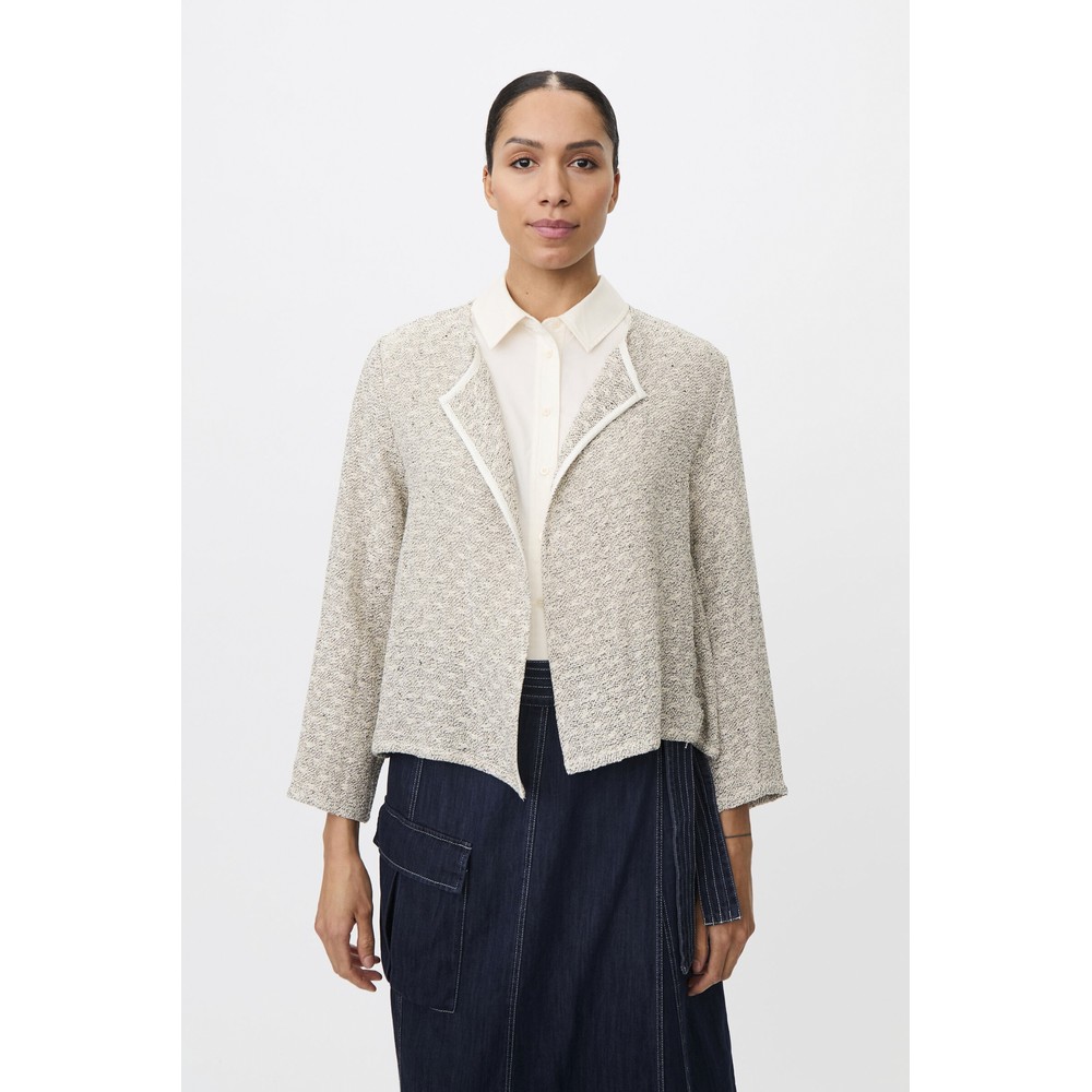 Masai Clothing Julitta Glitter Boucle Jacket Whitecap