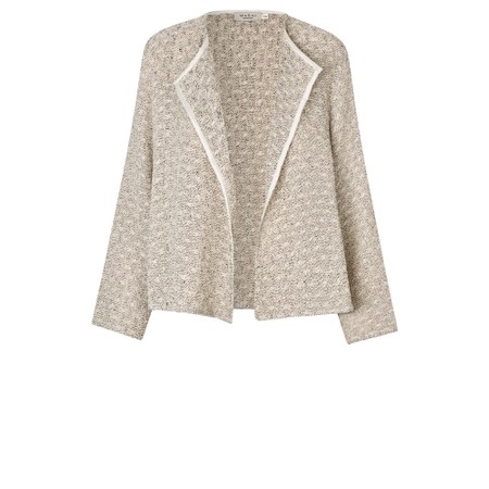 Masai Clothing Julitta Glitter Boucle Jacket - Off-White