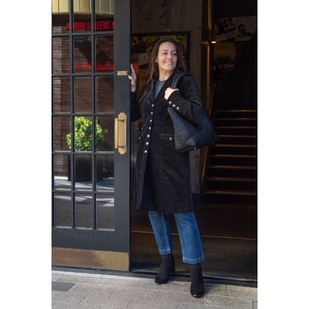 Foil Cordially Invited Coat - Black